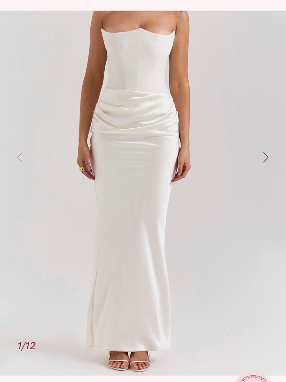 House of CB Ivory Persephone Gown